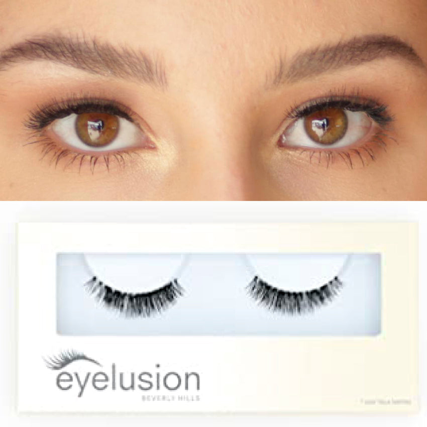 EYELUSION LASHES Beverly Hills  ALMOND EYE- ROUND EYE DAY NATURAL LASHES